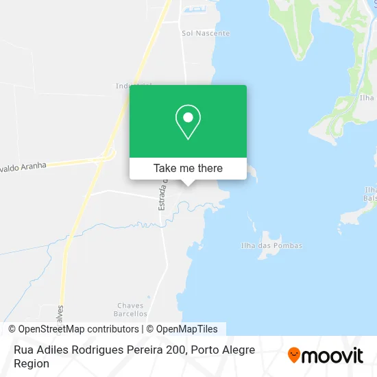 Rua Adiles Rodrigues Pereira 200 map