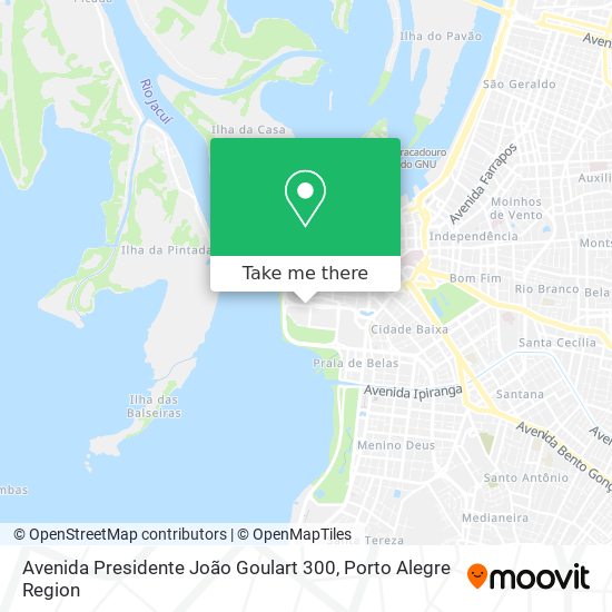 Mapa Avenida Presidente João Goulart 300