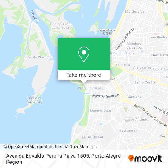 Mapa Avenida Edvaldo Pereira Paiva 1505