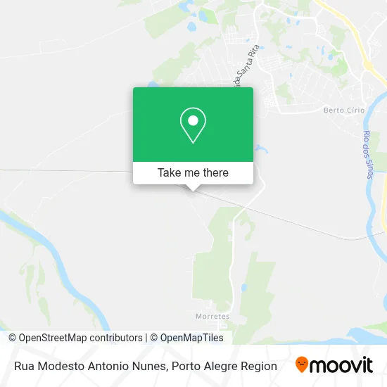 Rua Modesto Antonio Nunes map