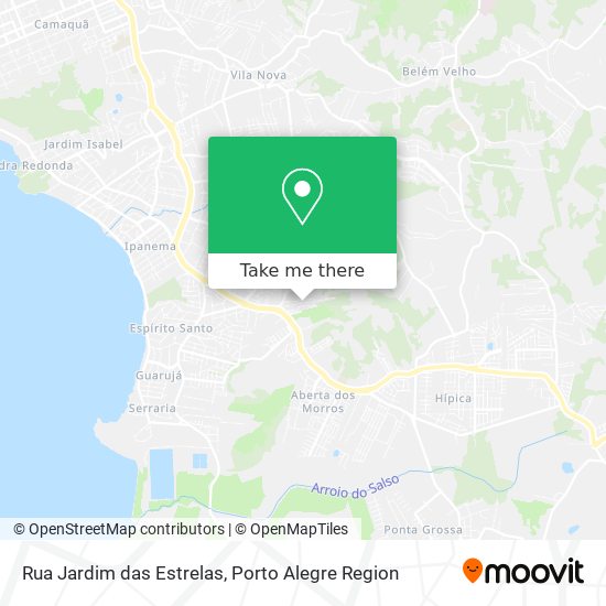 Rua Jardim das Estrelas map