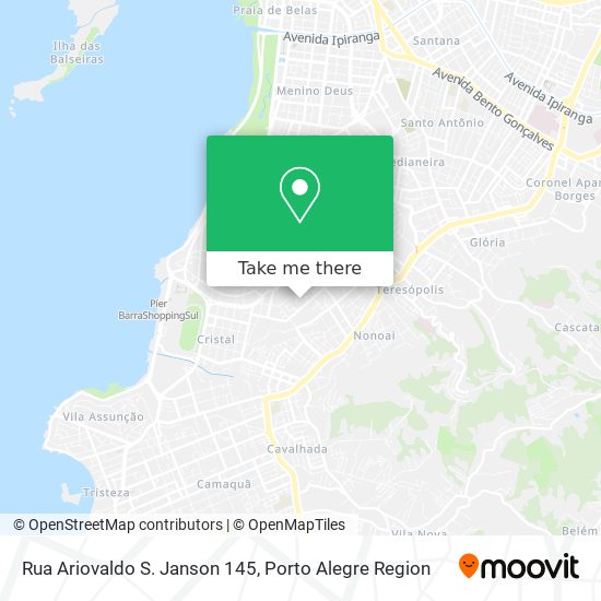 Mapa Rua Ariovaldo S. Janson 145