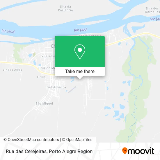 Rua das Cerejeiras map