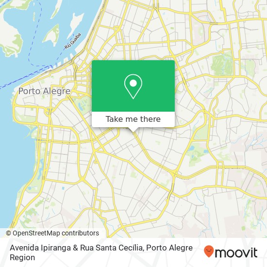 Avenida Ipiranga & Rua Santa Cecília map