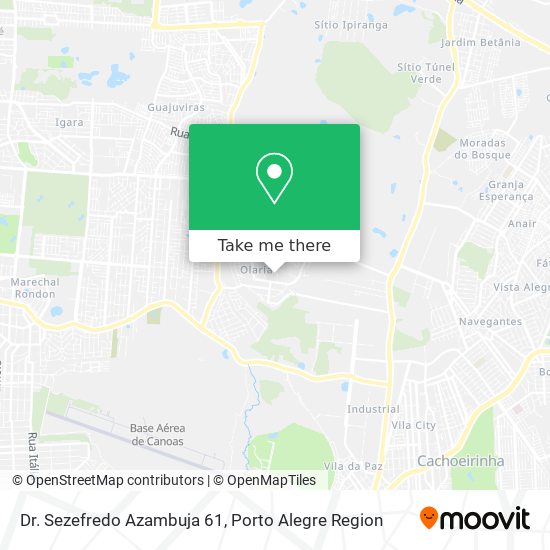 Dr. Sezefredo Azambuja 61 map