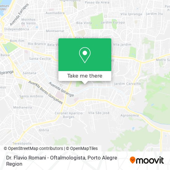 Dr. Flavio Romani - Oftalmologista map
