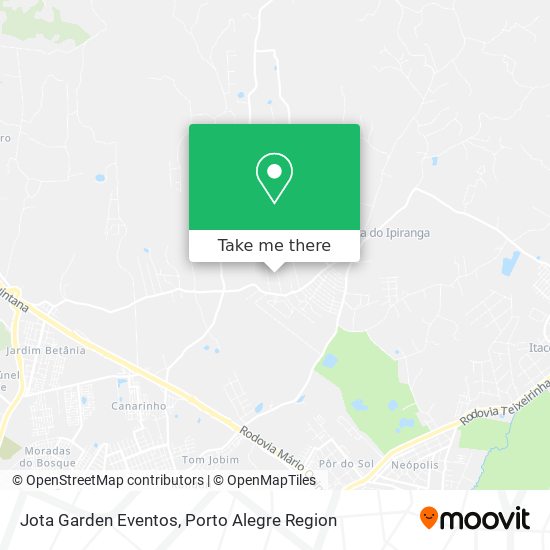 Jota Garden Eventos map