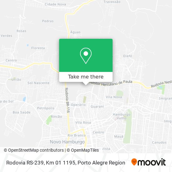 Rodovia RS-239, Km 01 1195 map