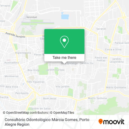 Mapa Consultório Odontológico Márcia Gomes