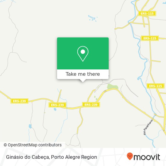 Ginásio do Cabeça map