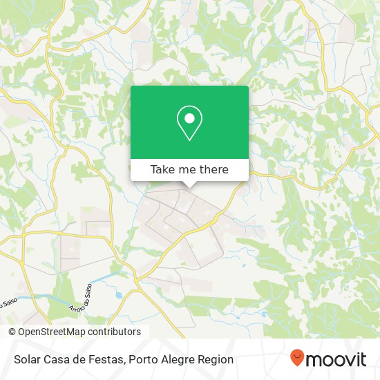 Solar Casa de Festas map