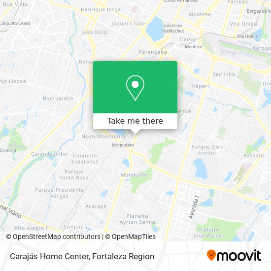 Carajás Home Center map