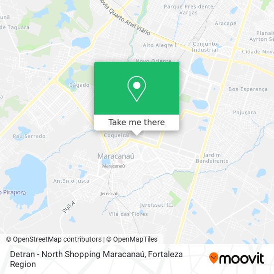 Detran - North Shopping Maracanaú map