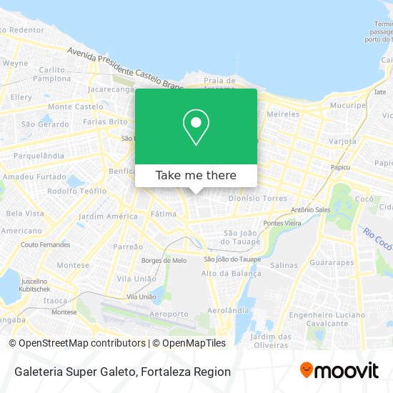 Galeteria Super Galeto map