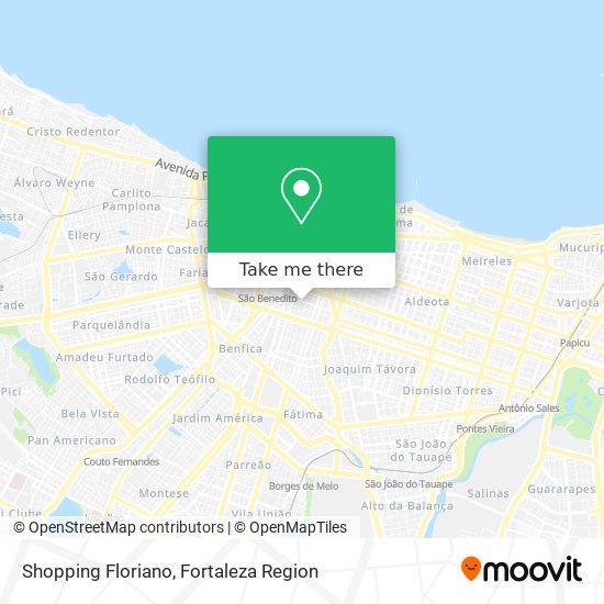 Shopping Floriano map