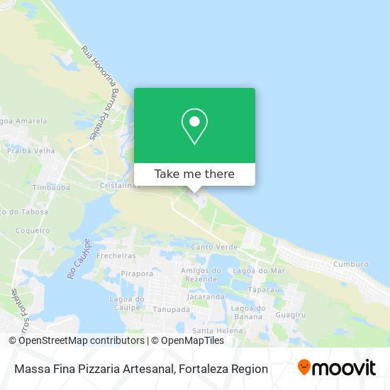 Massa Fina Pizzaria Artesanal map