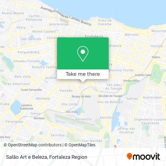 Salão Art e Beleza map