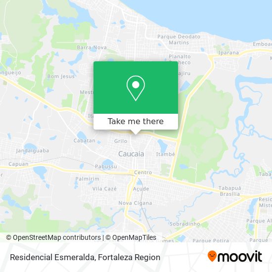 Residencial Esmeralda map