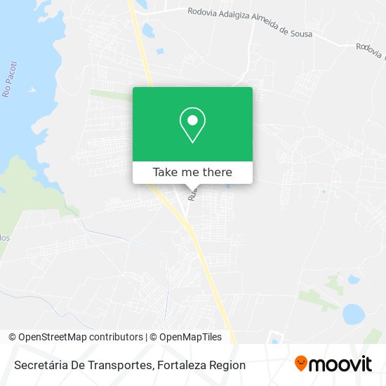 Secretária De Transportes map