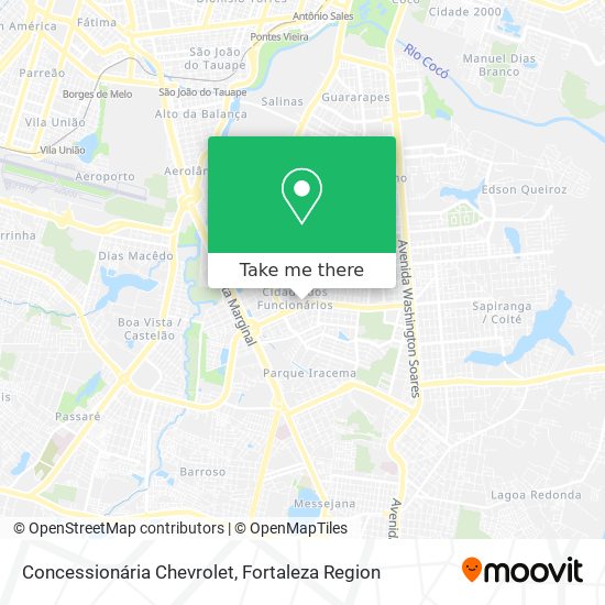 Concessionária Chevrolet map