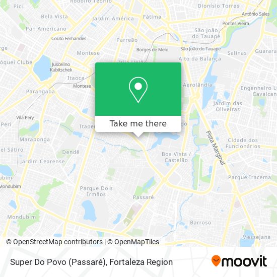 Super Do Povo (Passaré) map