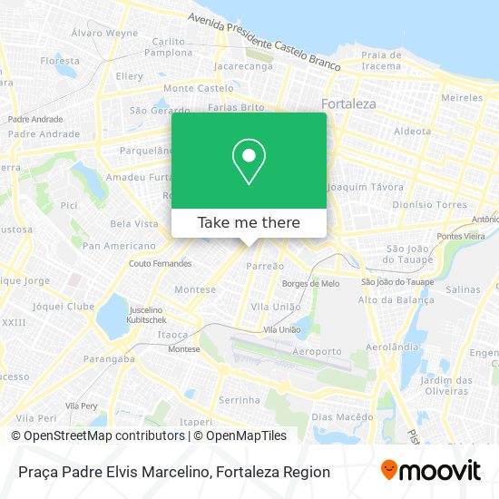 Praça Padre Elvis Marcelino map