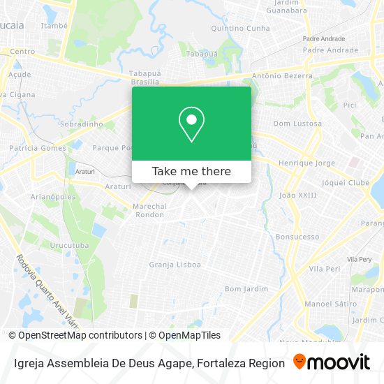 Igreja Assembleia De Deus Agape map