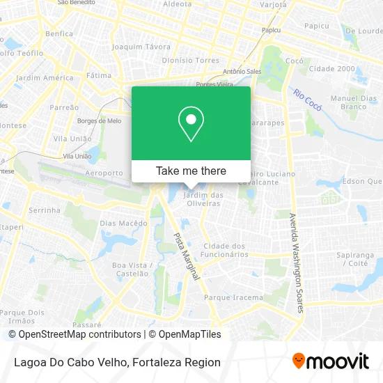 Lagoa Do Cabo Velho map