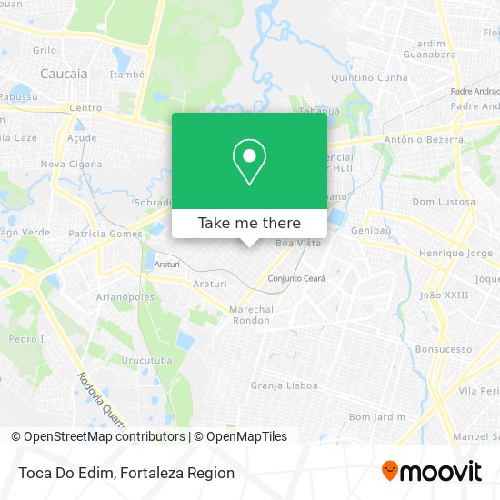 Toca Do Edim map
