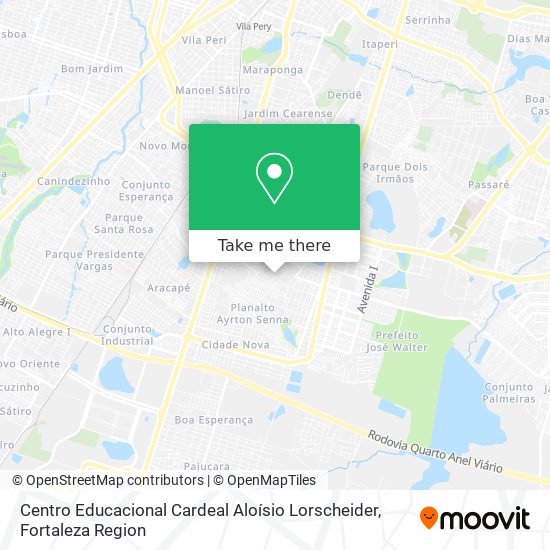 Centro Educacional Cardeal Aloísio Lorscheider map