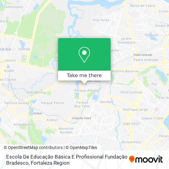 Escola De Educação Básica E Profissional Fundação Bradesco map