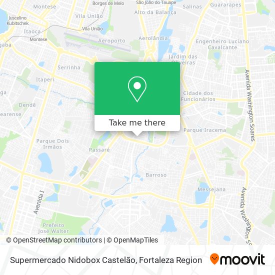 Mapa Supermercado Nidobox Castelão