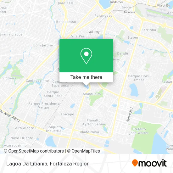 Lagoa Da Libânia map