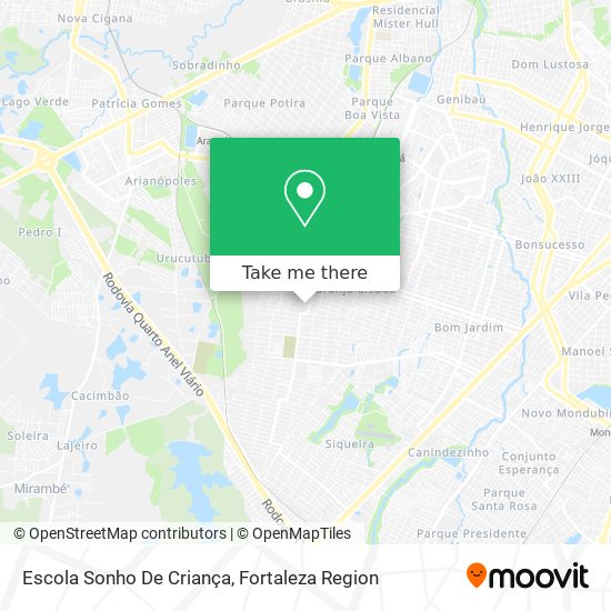 Escola Sonho De Criança map