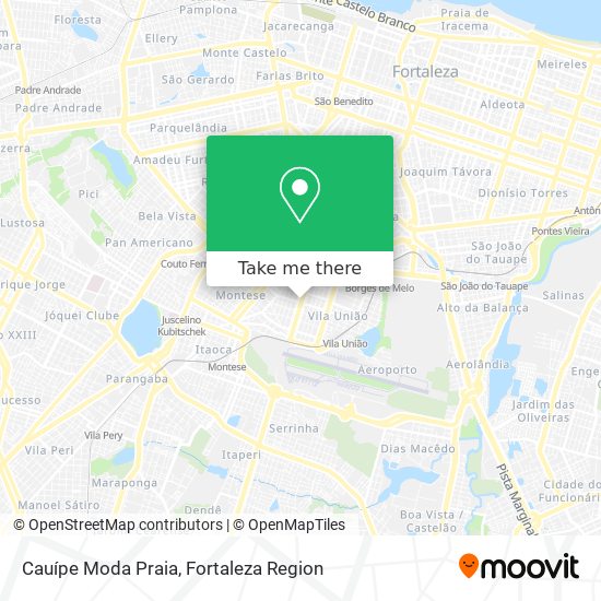 Cauípe Moda Praia map