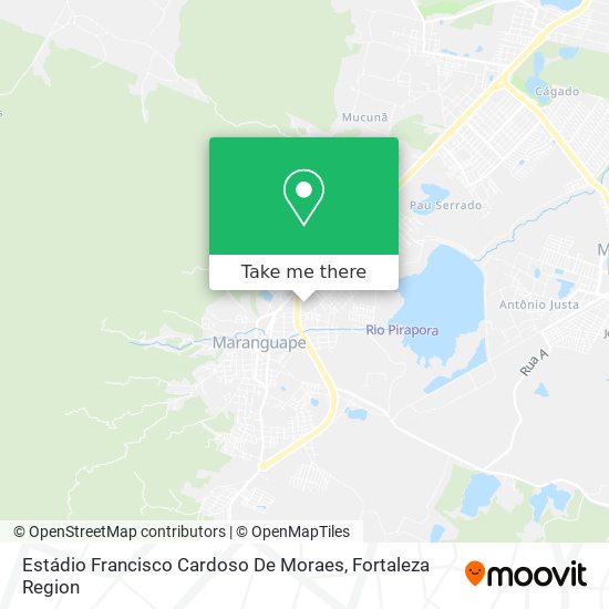 Estádio Francisco Cardoso De Moraes map