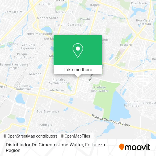 Distribuidor De Cimento José Walter map