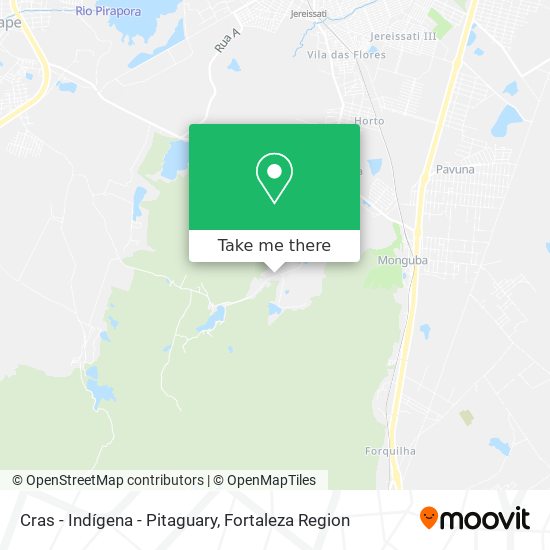 Cras - Indígena - Pitaguary map