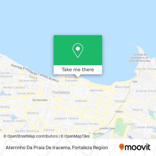 Aterrinho Da Praia De Iracema map