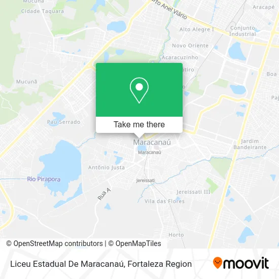 Liceu Estadual De Maracanaú map
