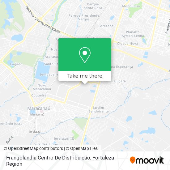 Frangolândia Centro De Distribuição map