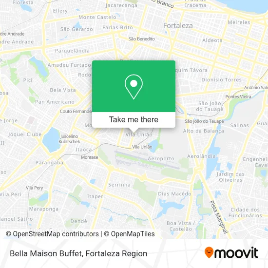 Bella Maison Buffet map