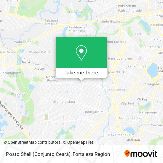 Posto Shell (Conjunto Ceará) map