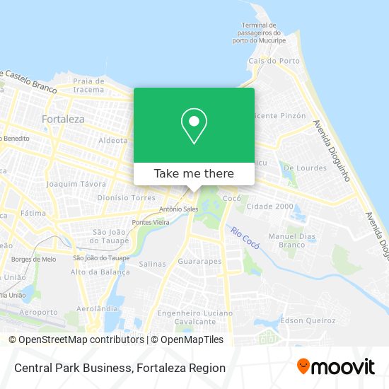 Central Park Business map