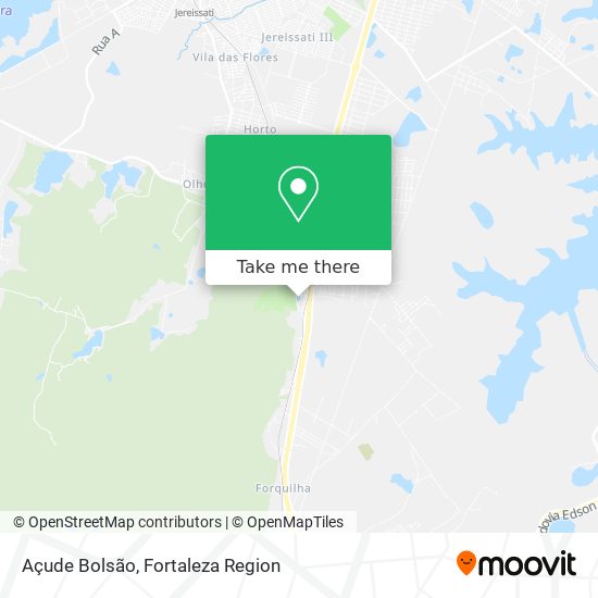 Açude Bolsão map