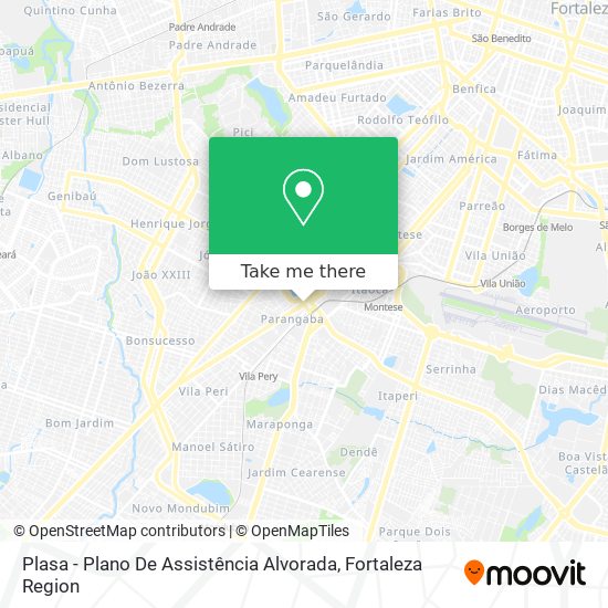 Plasa - Plano De Assistência Alvorada map
