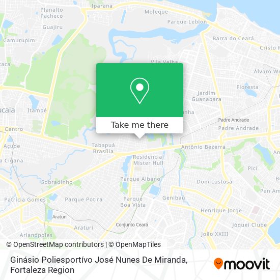 Ginásio Poliesportívo José Nunes De Miranda map