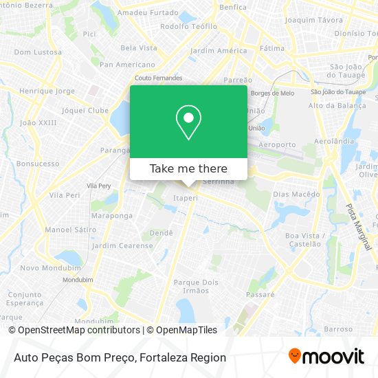 Auto Peças Bom Preço map