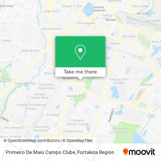 Primeiro De Maio Campo Clube map