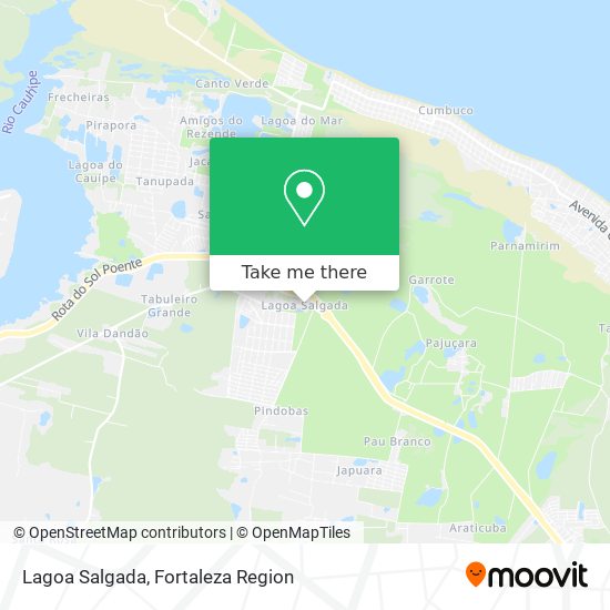 Mapa Lagoa Salgada